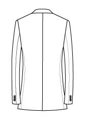 Keine Rückenschlitze